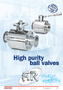 Aerre Inox High purity ball valve