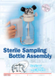 Aerre Inox Sterile sampling bottle assembly